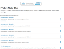 Tablet Screenshot of phuket-muay-thai.jinjinblog.com
